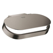 GROHE Selection porte-rouleau de WC avec couvercle brushed hard graphite SW444525