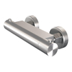 Brauer Brushed Edition Douchekraan opbouw - glijstang - 1 functie - 2 gladde knoppen - handdouche rond 3 standen - PVD - geborsteld - RVS SW1164643
