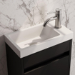 BRAUER Stripe Robinet de lavabo - apparent - couleur inox brossé PVD SW1435091