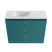 MONDIAZ TURE-DLUX Meuble toilette - 60cm - Smag - EDEN - vasque Opalo - position gauche - 1 trou de robinet SW1104578