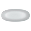Riho Oval vrijstaand bad - 175x80cm - solid surface - mat wit SW857814