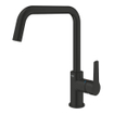 Grohe Start Keukenkraan - 1-gats - hoge draaibare uitloop - voorsprong 22.8cm - mat zwart (licht beschadigd) OUTLETSTORE STORE43512
