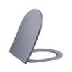 Wiesbaden Shade Slim Abattant WC - softclose et quick release - gris mat SW787724