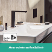 Hansgrohe Tecturis E Robinet lavabo - bouchon à ouverture par pression - bec de 15.8 cm - noir mat SW918665
