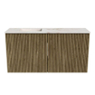 Mondiaz JOYA-DLUX Meuble de toilette 80cm - couleur Dusk - Vasque FAYE position Gauche Sans trou de robinet couleur Frappe. SW1423087