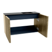 Mondiaz JOYA 70cm meuble de salle de bains WC - couleur Dusk - Vasque FAYE position Droite Sans trou de robinet couleur Urban. SW1421697
