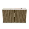 Mondiaz JOYA-DLUX 70cm toiletmeubel - kleur Dusk - Wastafel FAYE positie Rechts Zonder kraangat kleur Nata. SW1425897