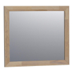 Saniclass natural wood Spiegel - 80x70cm - MET verlichting - rechthoek - grey oak SHOWROOMMODEL SHOW20888