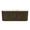 Mondiaz JOYA-DLUX Meuble de salle de bains - 103,2cm - arrondis gauche et droite couleur Shadow - Vasque FAYE position Milieu Sans trou de robinet couleur Meli SW1424933