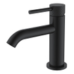 Wiesbaden Ribbd robinet de lavabo 1/2" mat noir SW809462