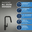 Grohe Start Keukenmengkraan - hoge uitloop - infrarood - mat zwart SW1244508