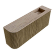 Mondiaz JOYA-DLUX 101.6cm toiletmeubel - ronding links kleur Dusk - Wastafel FAYE positie Rechts 1 kraangat kleur Saba. SW1426098