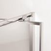 Crosswater Clear 6 Porte pivotante - 100x195cm - 6mm - verre de sécurité clair - argent SW487117