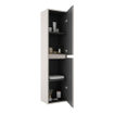 Adema Chaci Armoire colonne - 140x35x27cm - 2 portes - Coton SW1122825