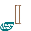 FugaFlow Eccelente Acces handdoekrek - 95x25x20cm - geborsteld koper SW1123838