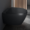 Villeroy & Boch Subway 2.0 toiletpot - directflush - diepspoel - met reservoir - met zitting softclose & quickrelease - bedieningspaneel chroom glans - Ceramic+ ebony SW956285