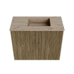 Mondiaz JOYA-DLUX 50cm meuble de toilette - couleur Dusk - Vasque FAYE position Droite 1 trou de robinet couleur Arena. SW1425731