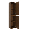 Saniclass Holz Pure Armoire haute - 180x38x38cm - 2 portes - Walnut pure SW1420800