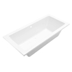 Xellanz Santino SQ baignoire duo encastrée 180x80x49 cm acrylique brillant blanc SW75881