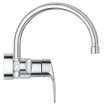 GROHE Eurosmart Mitigeur d'évier - haut - bec orientable - encastré - chrome SW536493
