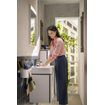 Hansgrohe Xarita Lite Q Spiegel - 50x70cm - led verlichting - Horizontaal - wandschakelaar - Mat wit SW1165006