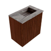 Mondiaz JOYA-DLUX 40cm meuble de toilette - couleur Ruby - Vasque FAYE position Droite Sans trou de robinet couleur Sombra. SW1425648
