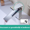 Hansgrohe Tecturis toiletkraan 80 met rechte greep chroom SW918272