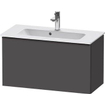 Duravit D-neo Meuble sous vasque 81x37.2x44cm 1 tiroir Graphite mat SW640831