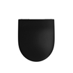 Sanindusa Urby Abattant de toilette - softclose - quickrelease - slim - noir mat SW1566439