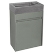 Differnz Hura Lave-mains - 40x22x9cm - béton - gris SW1236901