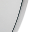 Saniclass Select Spiegel - ovaal 60x80cm - geborsteld aluminium zijden - LED verlichting - touchscreen - schakelaar SW229140