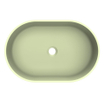 Arcqua Case vasque à poser - ovale - 55x36cm - mat pastel vert SW1209101
