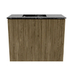 Mondiaz JOYA-DLUX Meuble de toilette 50cm - couleur Dusk - Vasque FAYE position Gauche Sans trou de robinet couleur Lava. SW1423211