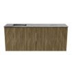 Mondiaz JOYA-DLUX 100cm meuble de toilette - couleur Dusk - Vasque FAYE position Gauche Sans trou de robinet couleur Sombra. SW1426148