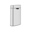 Brabantia Touch Bin Poubelle - 40 litres - seau intérieur en plastique - brilliant steel SW1117327