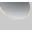 Adema Oval badkamerspiegel ovaal 120x80cm met indirecte LED verlichting met spiegelverwarming en touch schakelaar SW494061