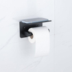 FugaFlow Eccelente Acces Toiletset - toiletrolhouder - toiletborstel - handoekhaak - mat zwart SW1450272