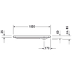 Duravit D Code receveur de douche 100x70x8,5cm acrylique blanc 0295842