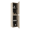 Saniclass Vita Armoire haute - 140x35x27cm - 2 portes - chêne clair SW1413864