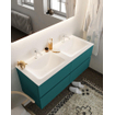 Mondiaz VICA ensemble de meuble de salle de bain - 120cm - meuble sous-vasque smag - 4 tiroirs - lavabo cloud double - 2 trous de robinet - version XL 60cm de haut SW1090049