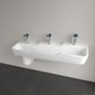 Villeroy & Boch O.novo Kids Lavabo avec 3 trous de robinet 130x43cm Ceramic+ sans trop-plein antibactérienne Blanc SW209592