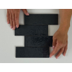Equipe Cerámicas Kalma carreau mural - 6x18,6cm - Mercury brillant (anthracite) SW1159385