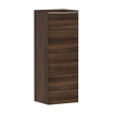 Hansgrohe Xelu Q Half Hoge Kast - 106.5x40x35cm - 1 deur - greep chroom - softclose - scharnier links - dark walnut SW995234
