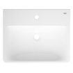 Grohe Euro Weramic Wastafel - vrijhangend - 55x44cm - met kraangat - met overloop - exclusief wandbevestiging - alpine wit SW1234879