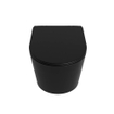 MONDIAZ LAVIE WC suspendu - 36x53cm - sans bride - Urban (noir) - softclose - quick-release - abattant WC - Urban (noir) SW1208750