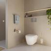 Smedbo Outline Porte-papier toilette - suspendre - laiton massif - Chrome SW976125