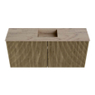 Mondiaz JOYA-DLUX 90cm meuble de salle de bains - couleur Dusk - Vasque FAYE position Milieu 1 trou de robinet couleur Arena. SW1425747