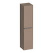 BRAUER Elevate armoire de salle de bains - 160x35x35cm - sans poignées rapportées - 2 portes - ouverture à gauche ou à droite - moka mat SW1200060