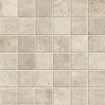 Terravito Sigillo mozaïektegel - 29.6x29.6cm - 8mm - gerectificeerd - Betonlook - Wit SW863165