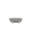 Gardentub Baignoire îlot (extérieur) - 194x94x66cm - synthétique - compatible à l'extérieur - blanc mat SW1017090